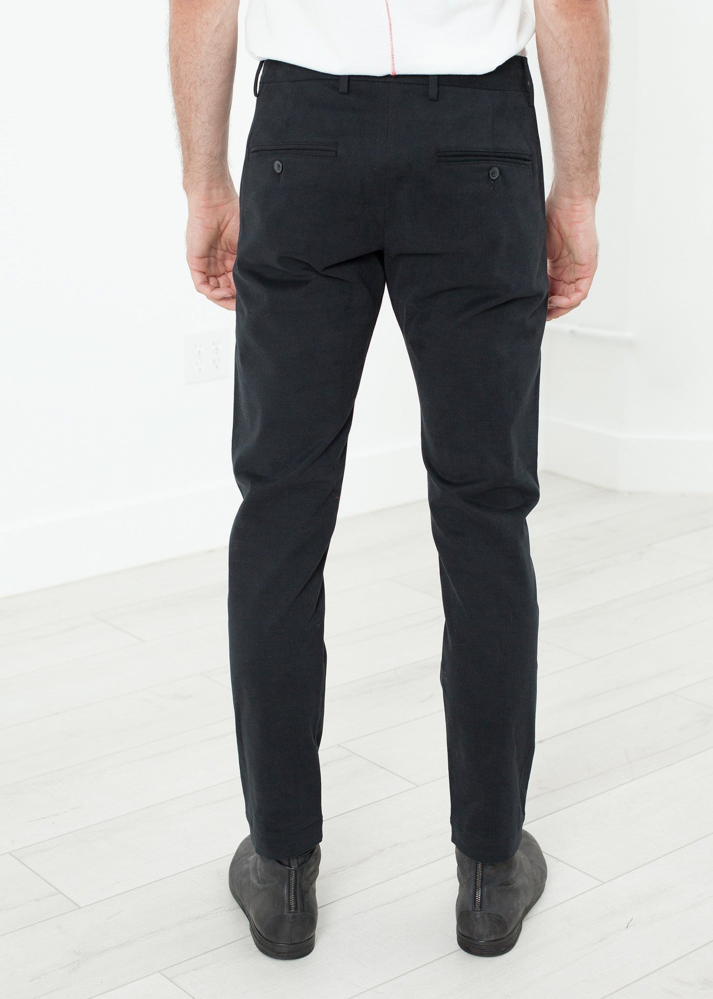 Chino pour homme en noir