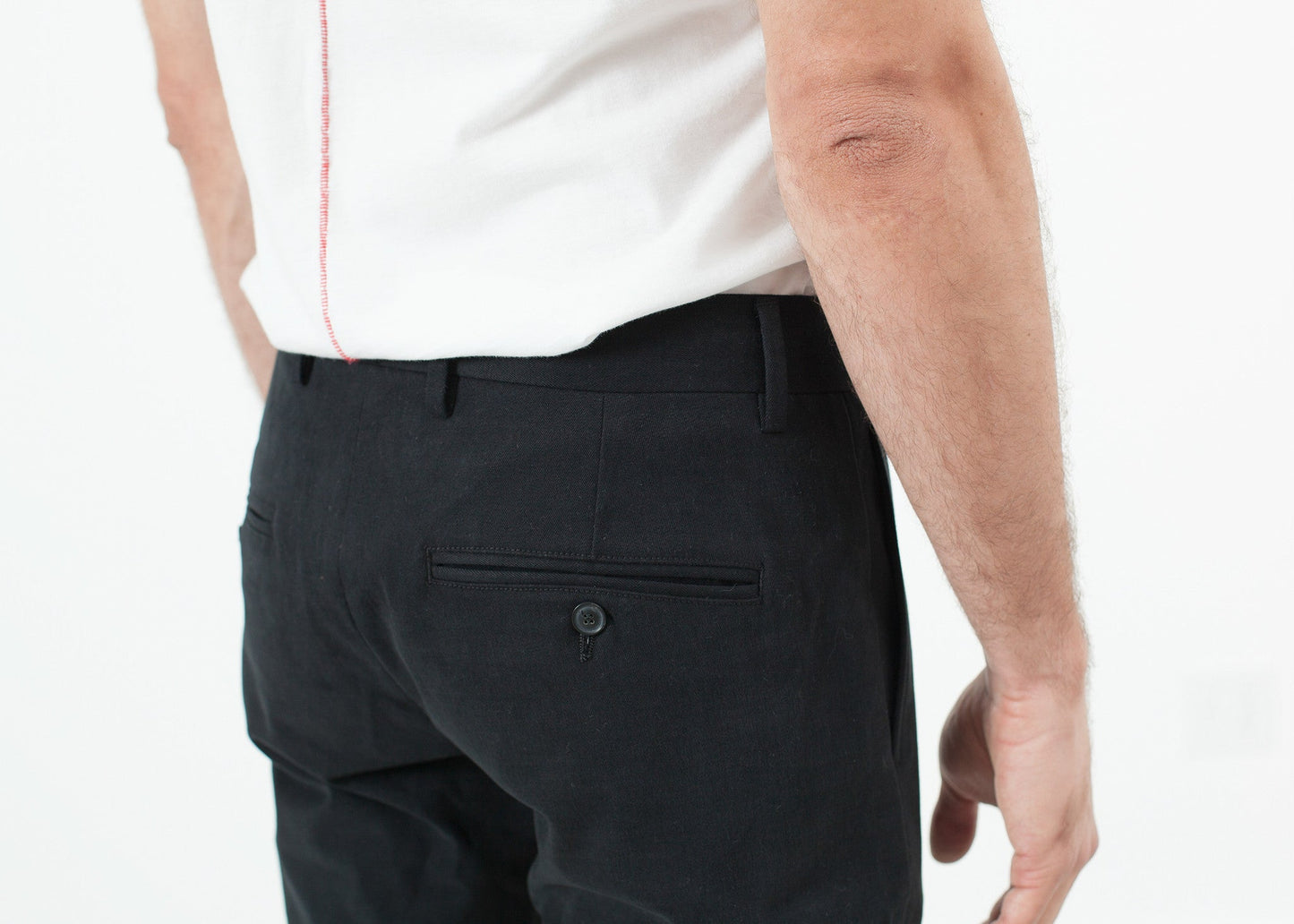 Chino pour homme en noir