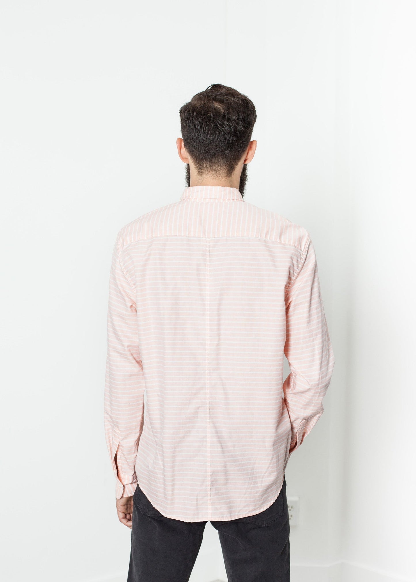 Chemise Paul à rayures sorbet