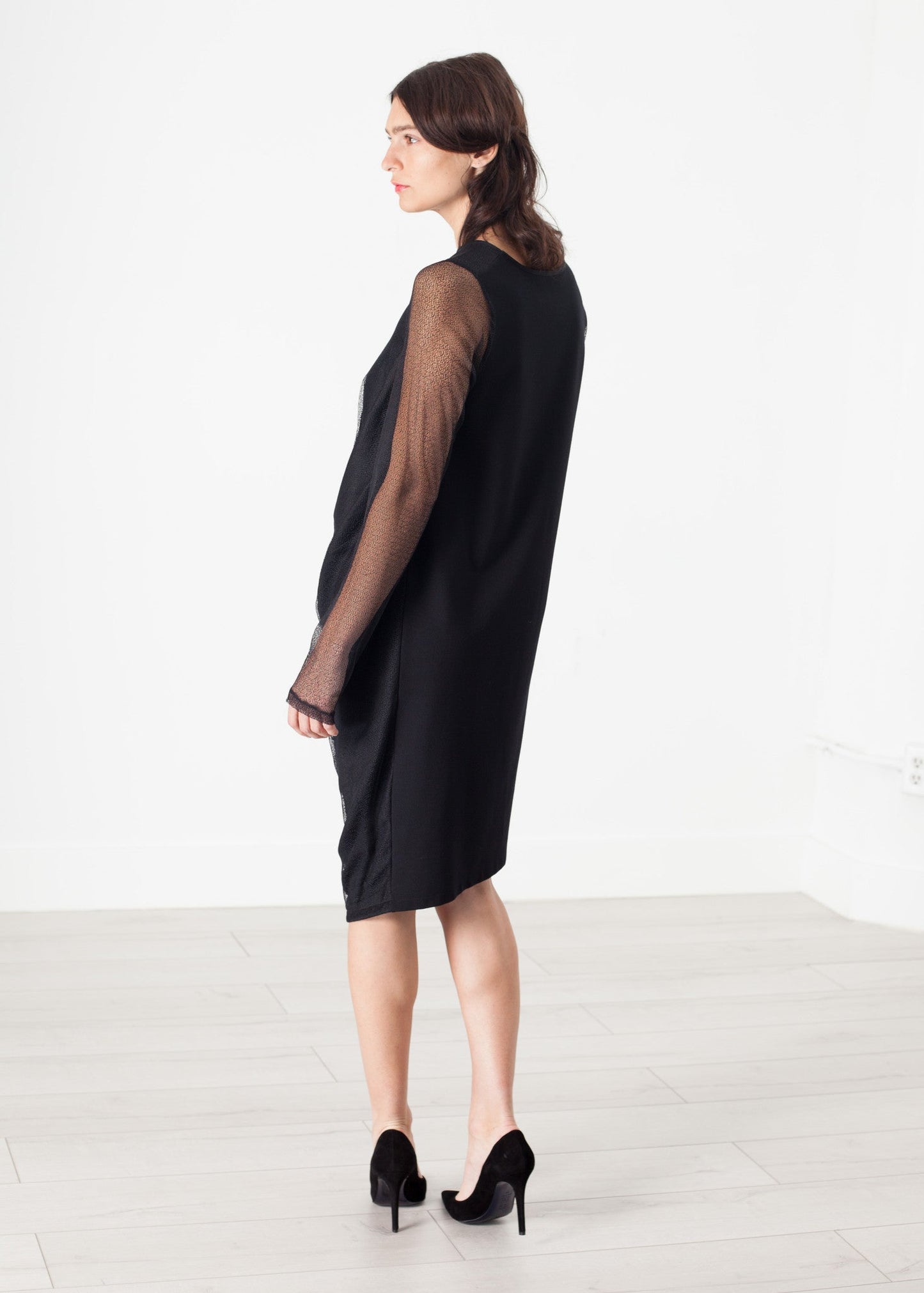 Robe en filet noire