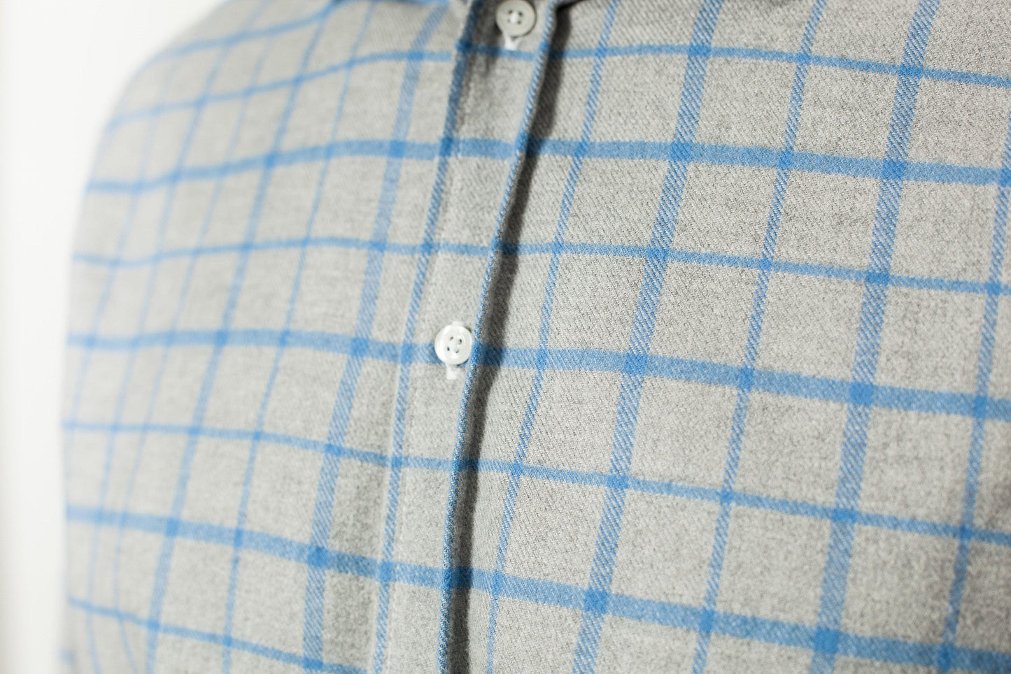 Chemise Paul en flanelle grise