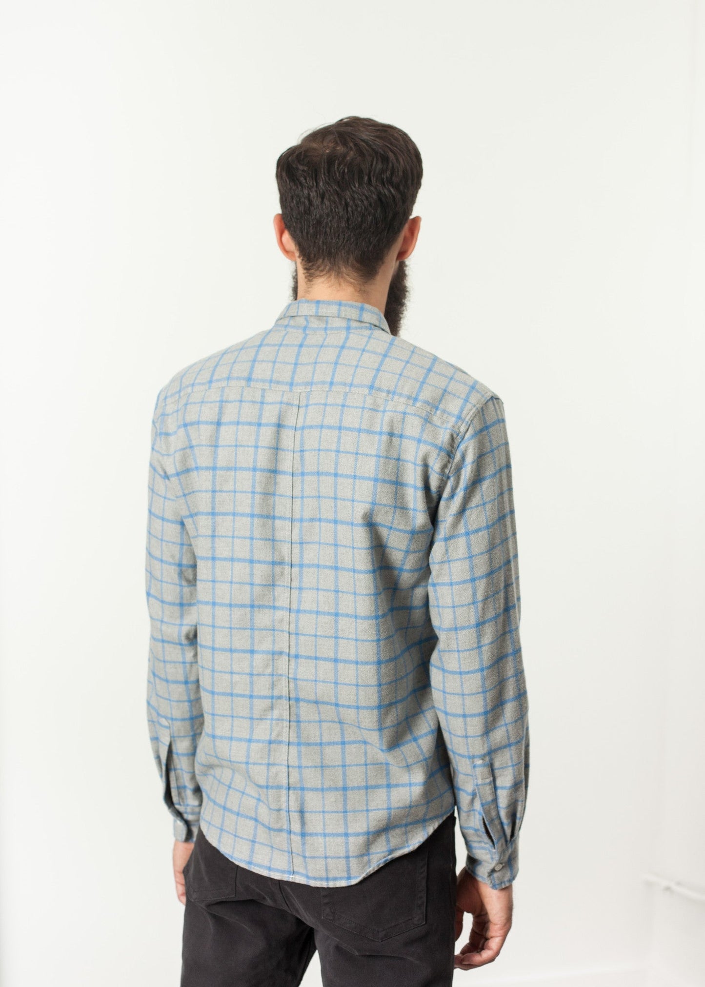 Chemise Paul en flanelle grise