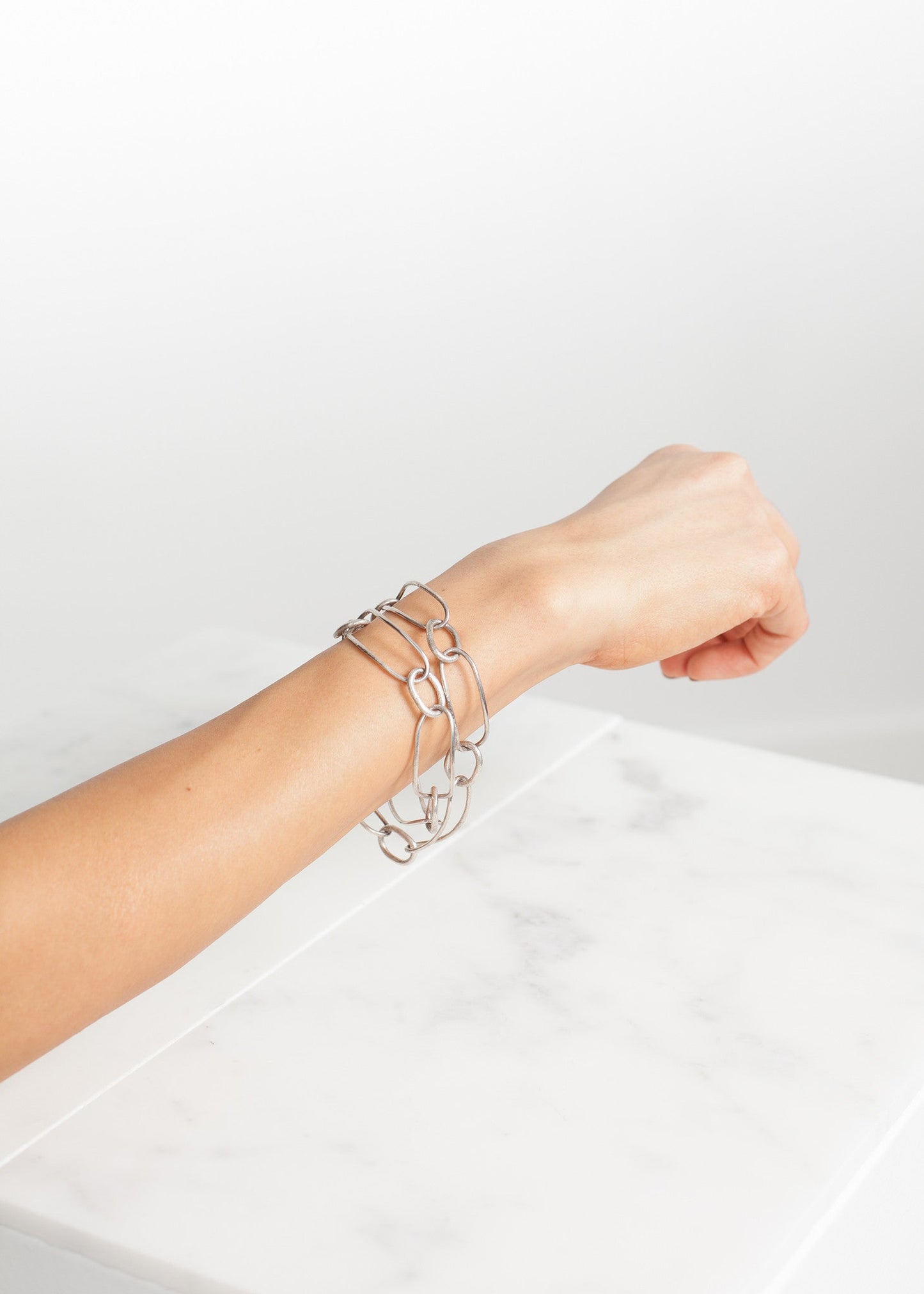 Bracelet 70 en argent bruni
