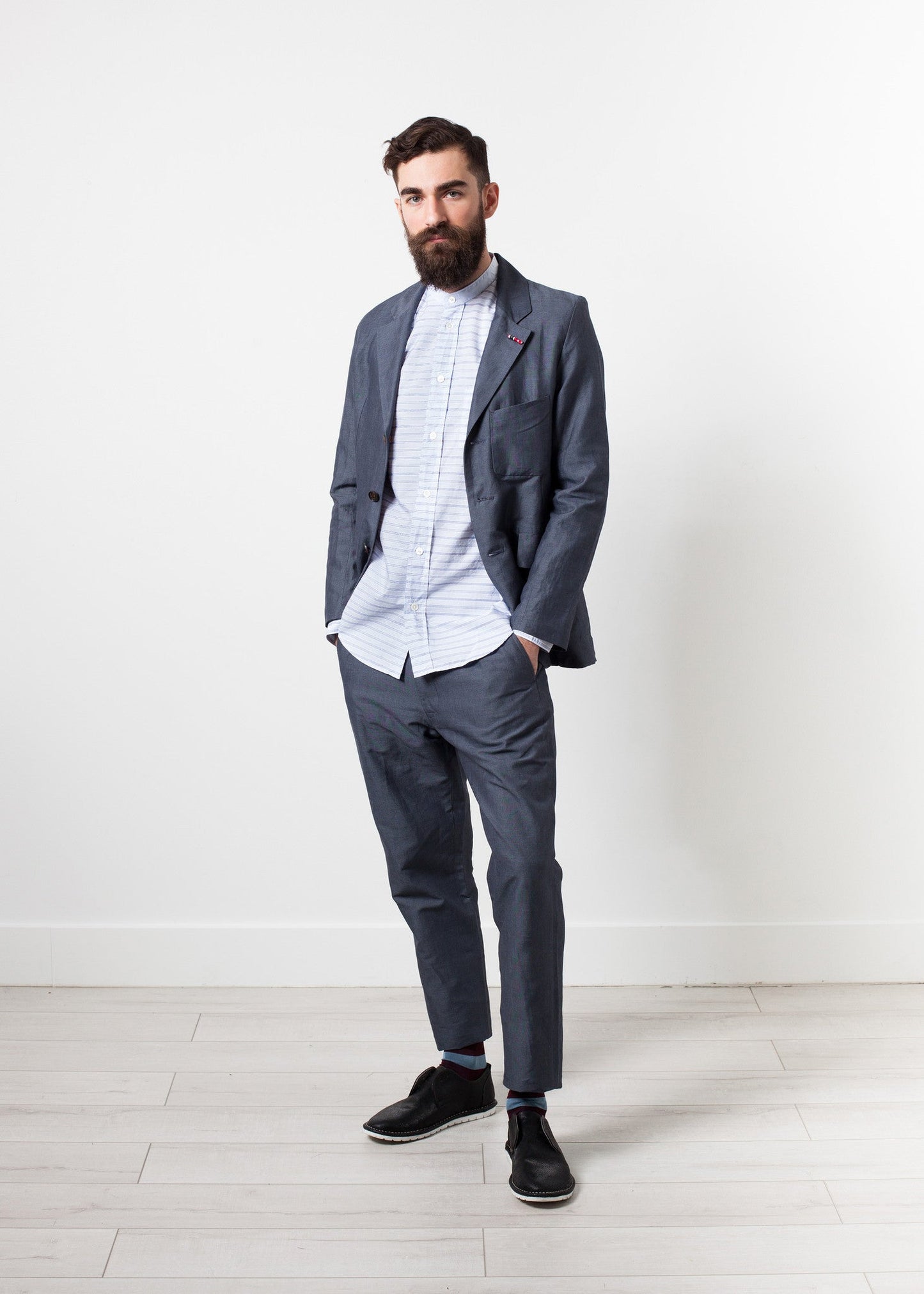 Chemise habillée à col mandarin