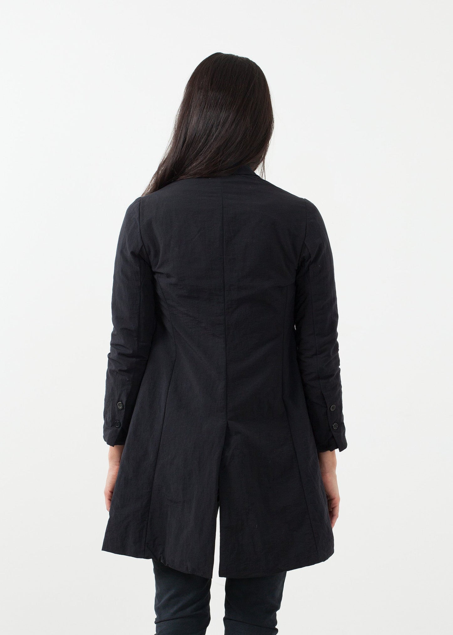 Veste longue en nylon