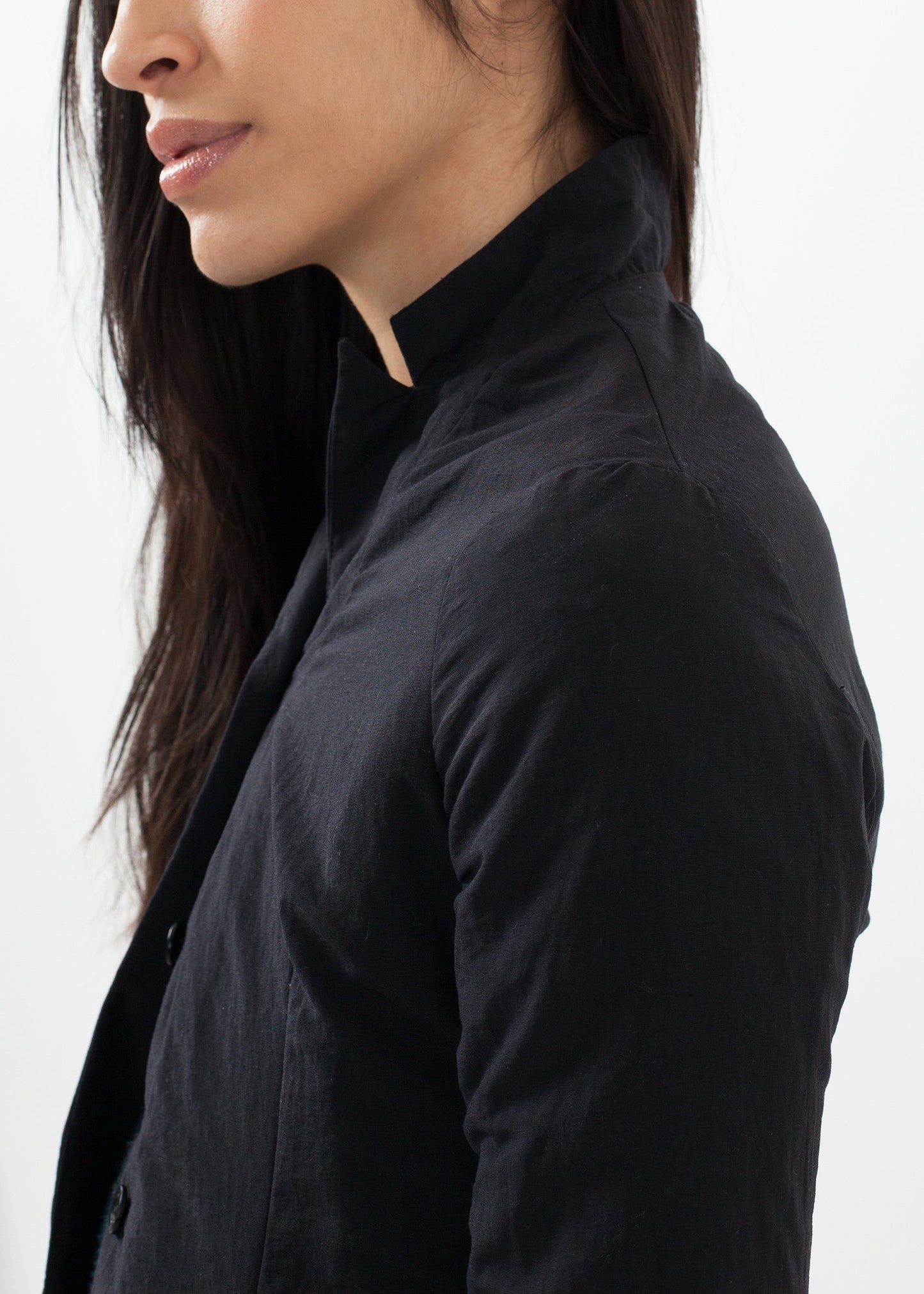 Veste longue en nylon