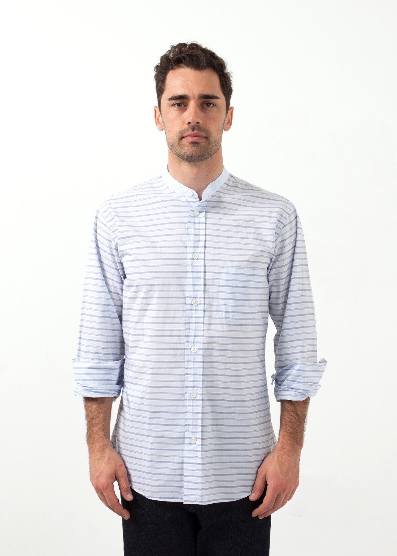 Chemise habillée à col mandarin