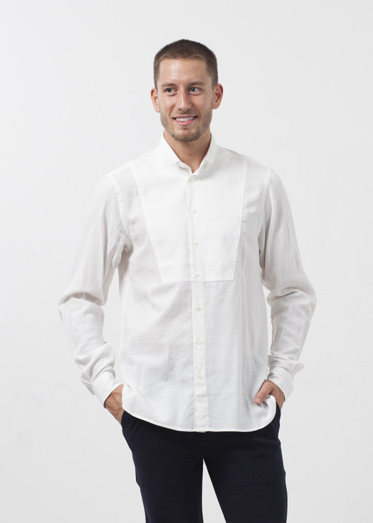Chemise de smoking décontractée