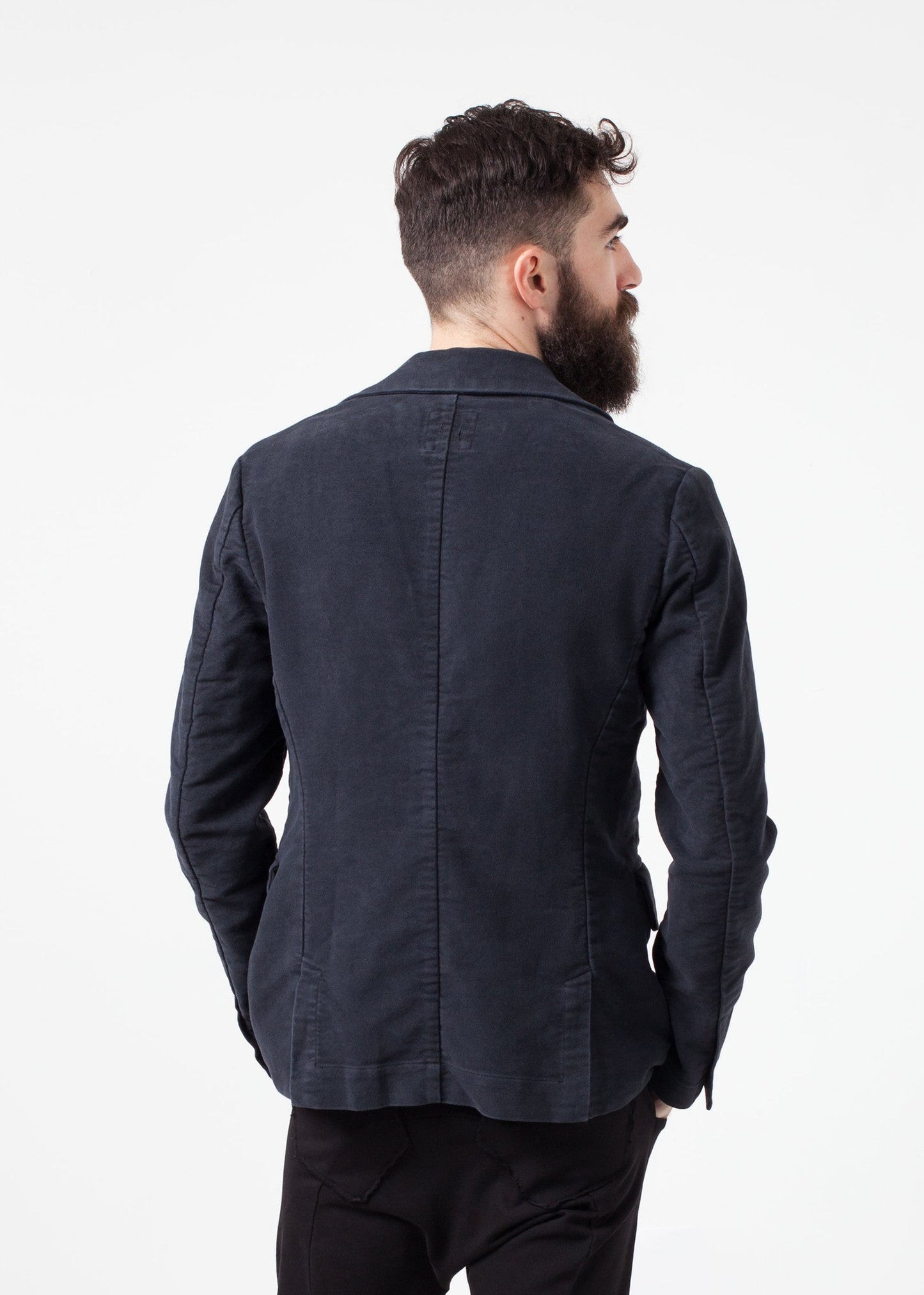 Blazer en coton brossé Zepo