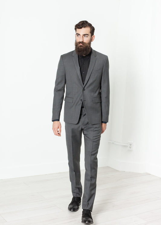 Costume complet pour homme gris