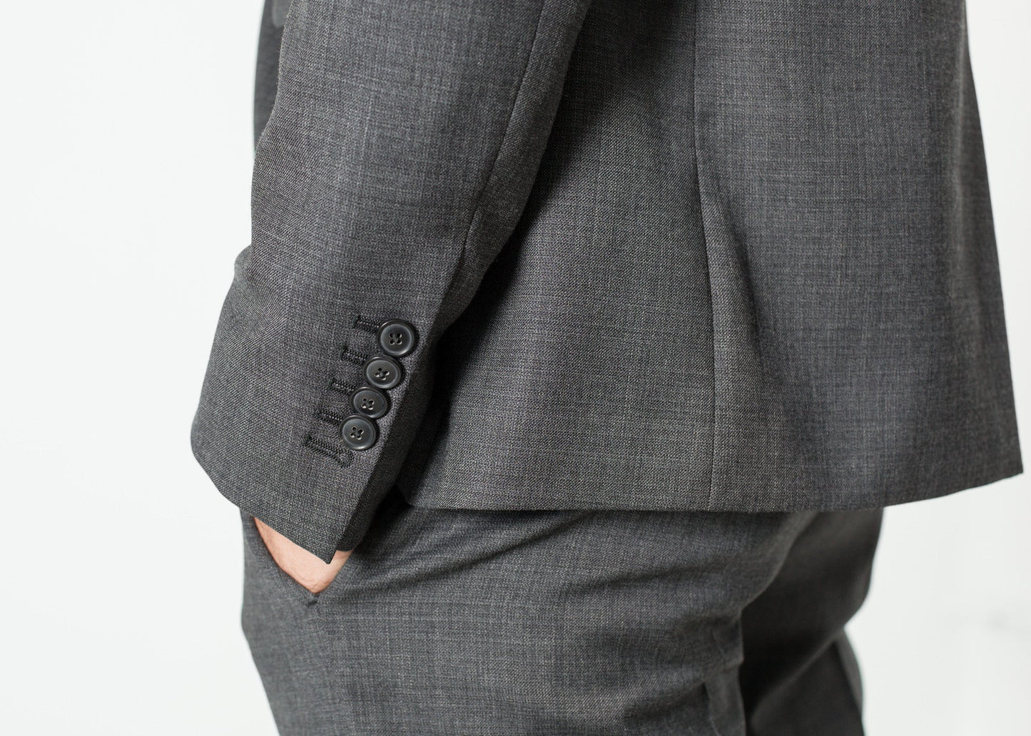 Costume complet pour homme gris