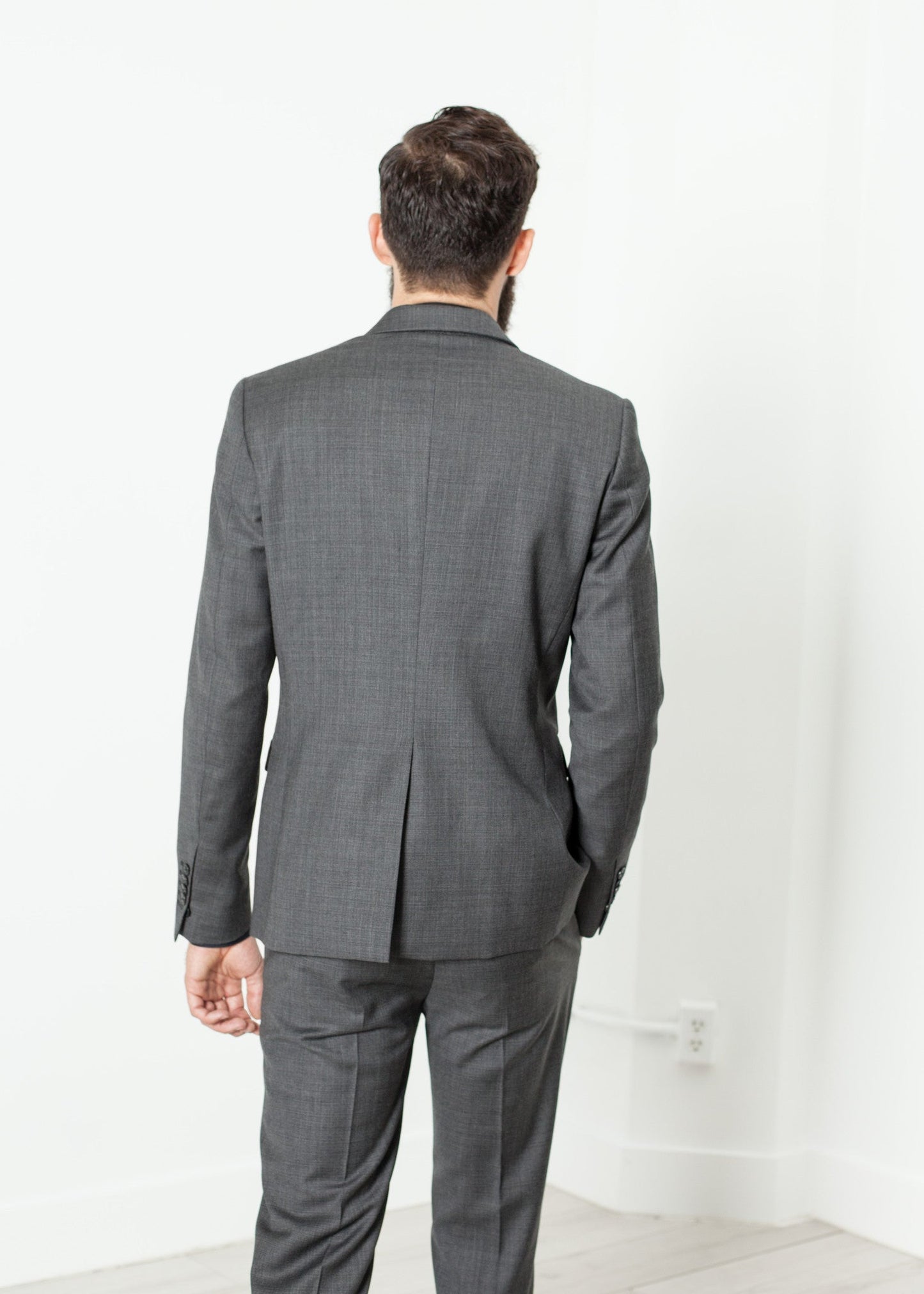 Costume complet pour homme gris