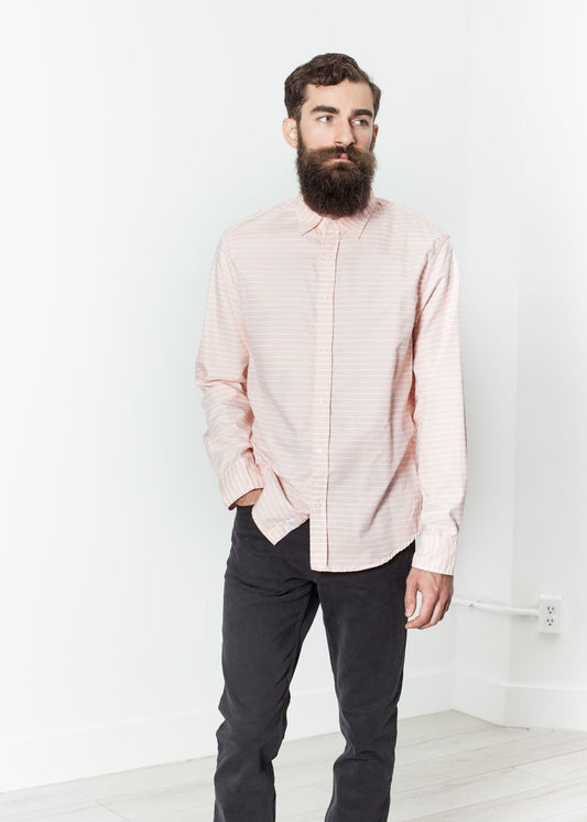 Chemise Paul à rayures sorbet