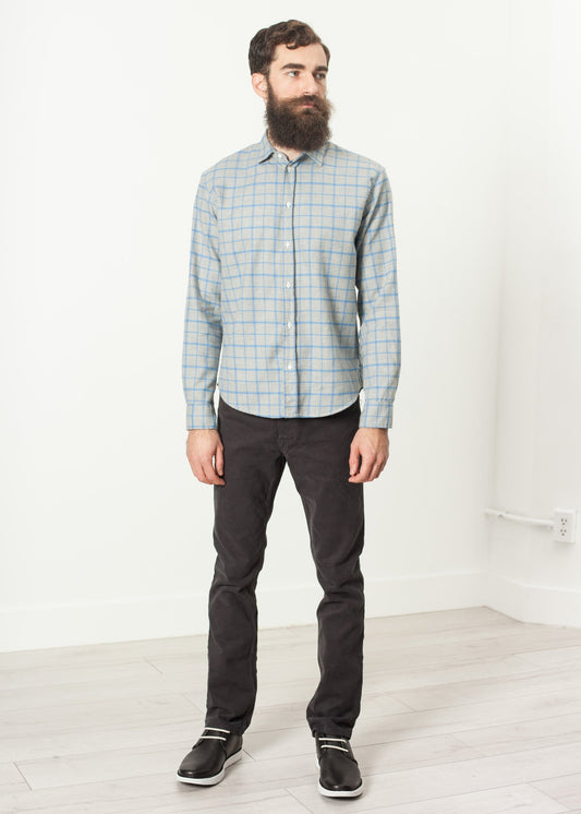 Chemise Paul en flanelle grise