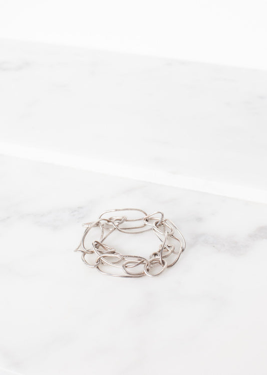 Bracelet 70 en argent bruni