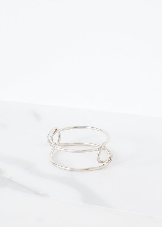 Bracelet 84 en argent poli