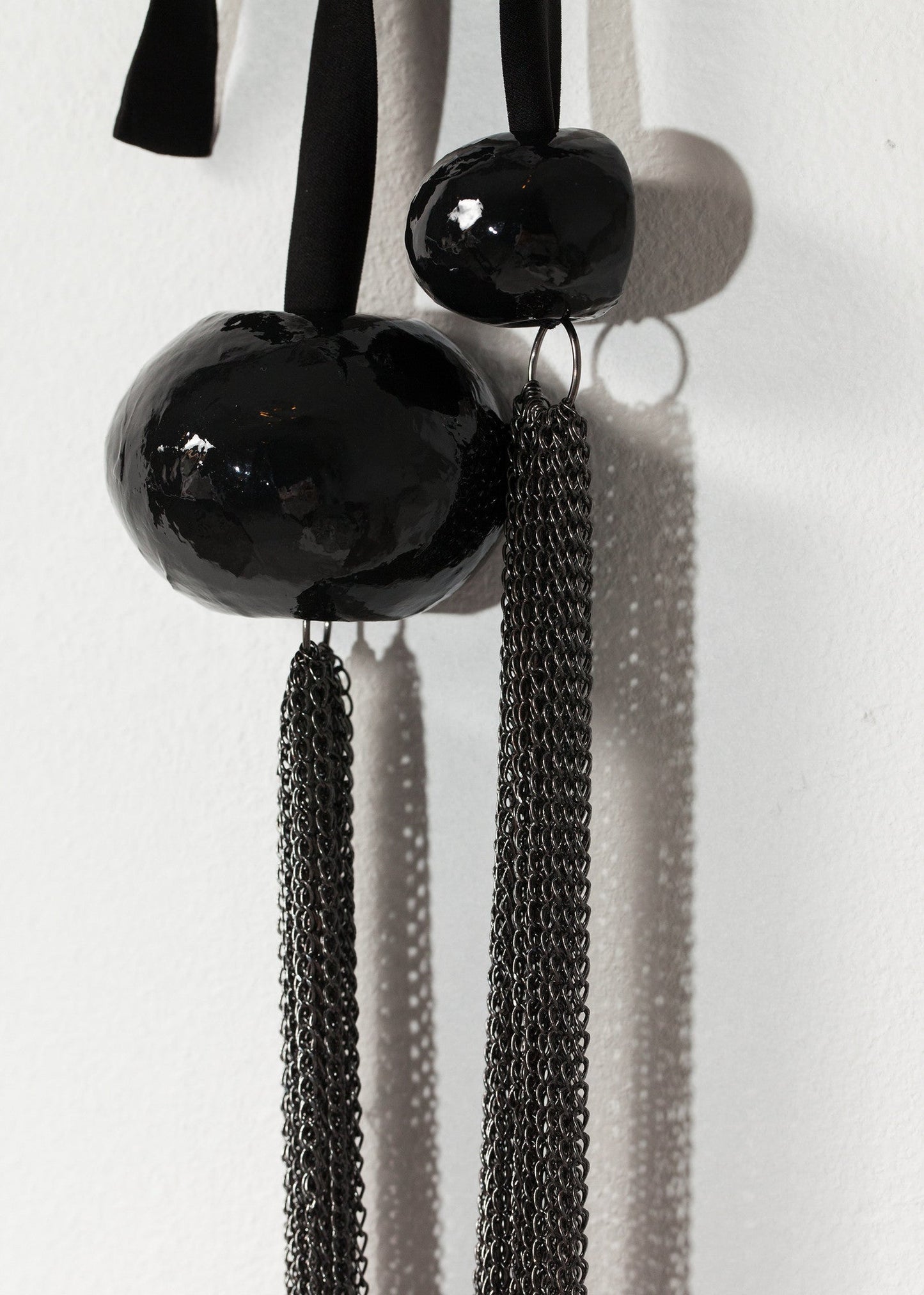 Collier Cascade en noir